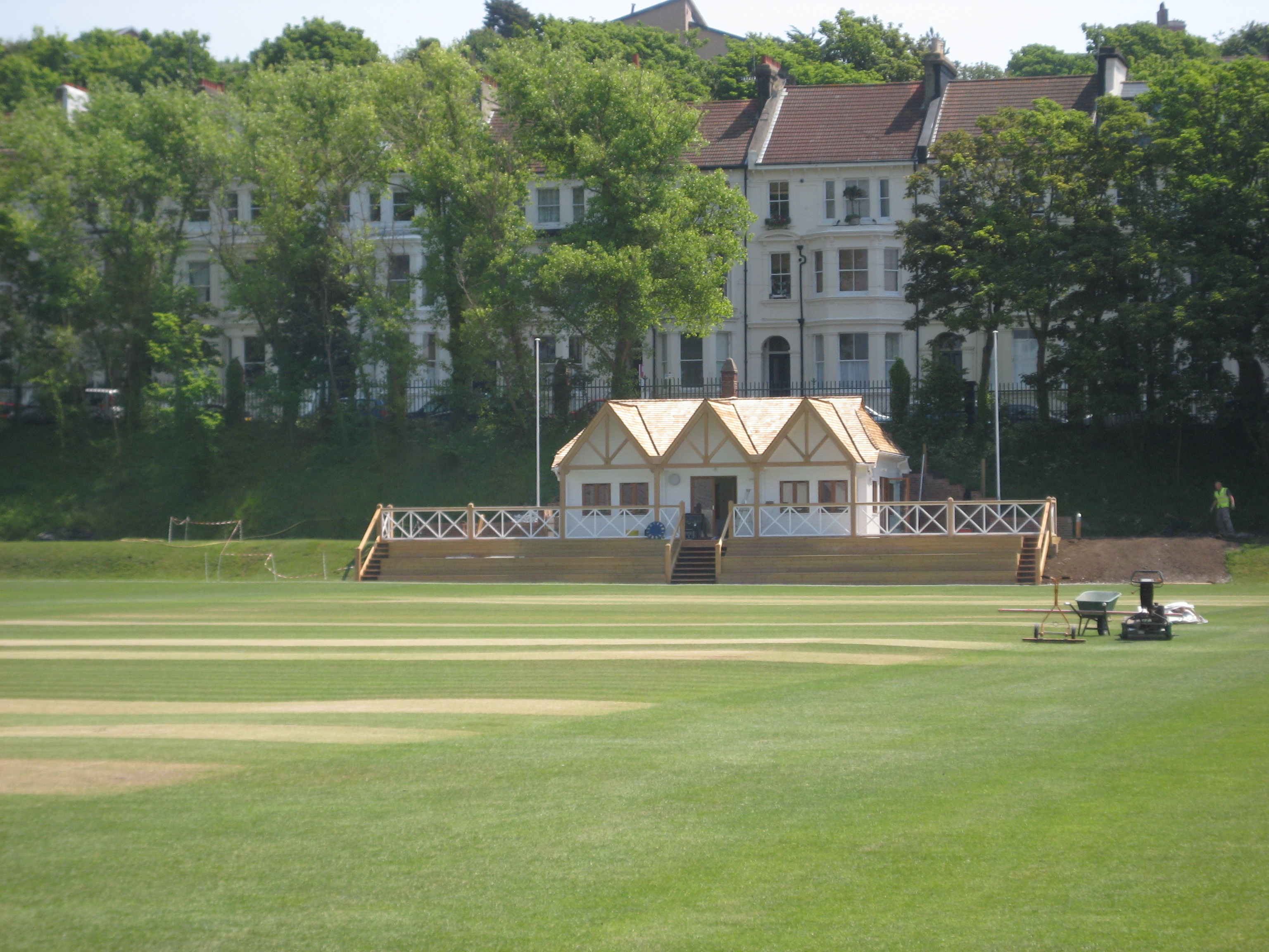 Brighton College Pavilion Before Play